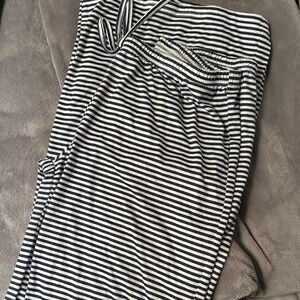 Striped Navy and White Lounge Pants